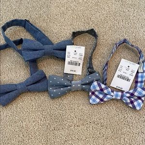 Lot of FOUR Crewcuts adjustable bow ties!